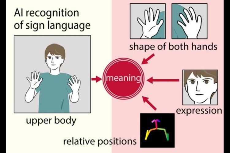 KI-System analysiert subtile Hand- und Gesichtsgesten zur Gebärdenspracherkennung.